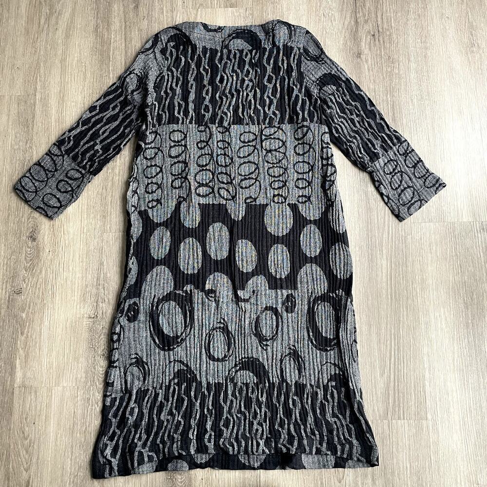 Sahara Abstract Jacquard Wool Blend Dress Women's 2​​​​ - Picture 3 of 8